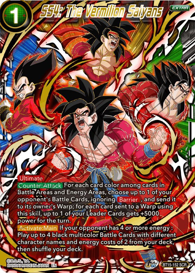 SS4: The Vermilion Saiyans (BT15-152) [Saiyan Showdown] | Cracking-Singles