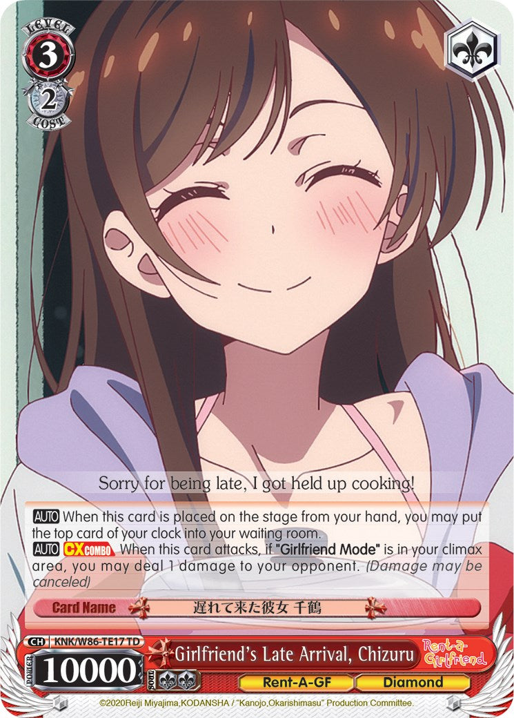 Girlfriend's Late Arrival, Chizuru (KNK/W86-TE17 TD) [Rent-A-Girlfriend] | Cracking-Singles