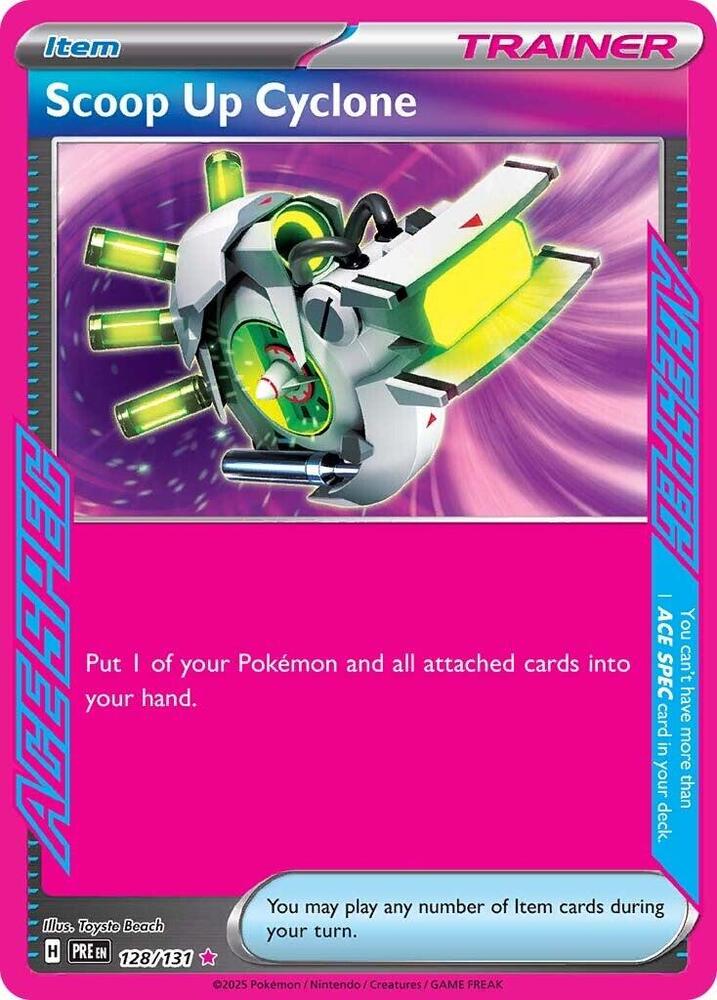 Scoop Up Cyclone (128/131) [Scarlet & Violet: Prismatic Evolutions] | Cracking-Singles