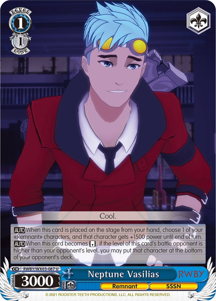 Neptune Vasilias (RWBY/WX03-087 U) [RWBY] | Cracking-Singles