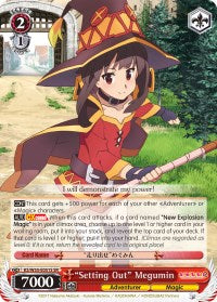 "Setting Out" Megumin (KS/W55-E051S SR) [KonoSuba 2] | Cracking-Singles