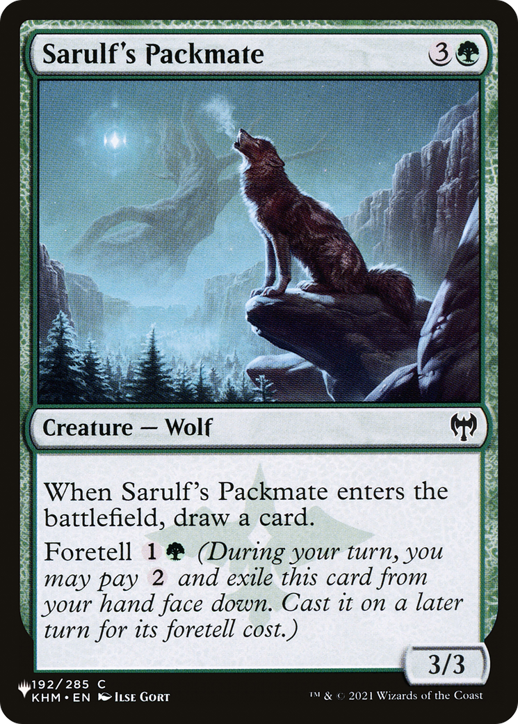 Sarulf's Packmate [The List] | Cracking-Singles