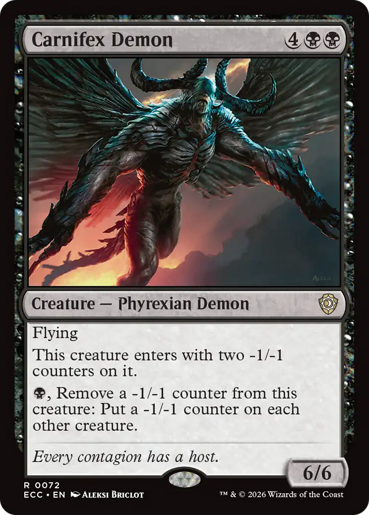 Carnifex Demon [Lorwyn Eclipsed Commander] | Cracking-Singles