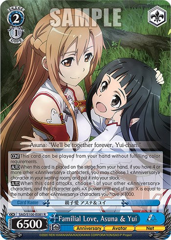 Familial Love, Asuna & Yui [Sword Art Online Animation 10th Anniversary] | Cracking-Singles