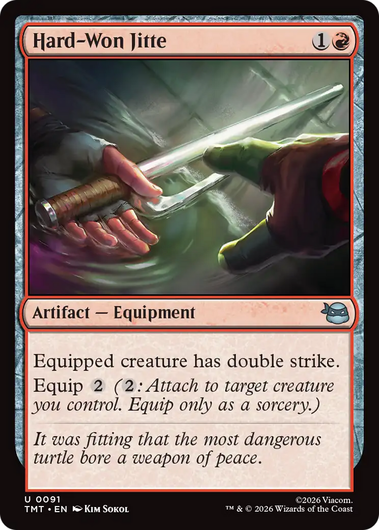 Hard-Won Jitte [Teenage Mutant Ninja Turtles] | Cracking-Singles