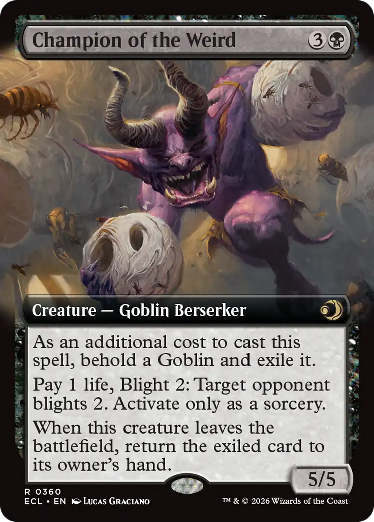 Champion of the Weird (Extended Art) [Lorwyn Eclipsed] | Cracking-Singles