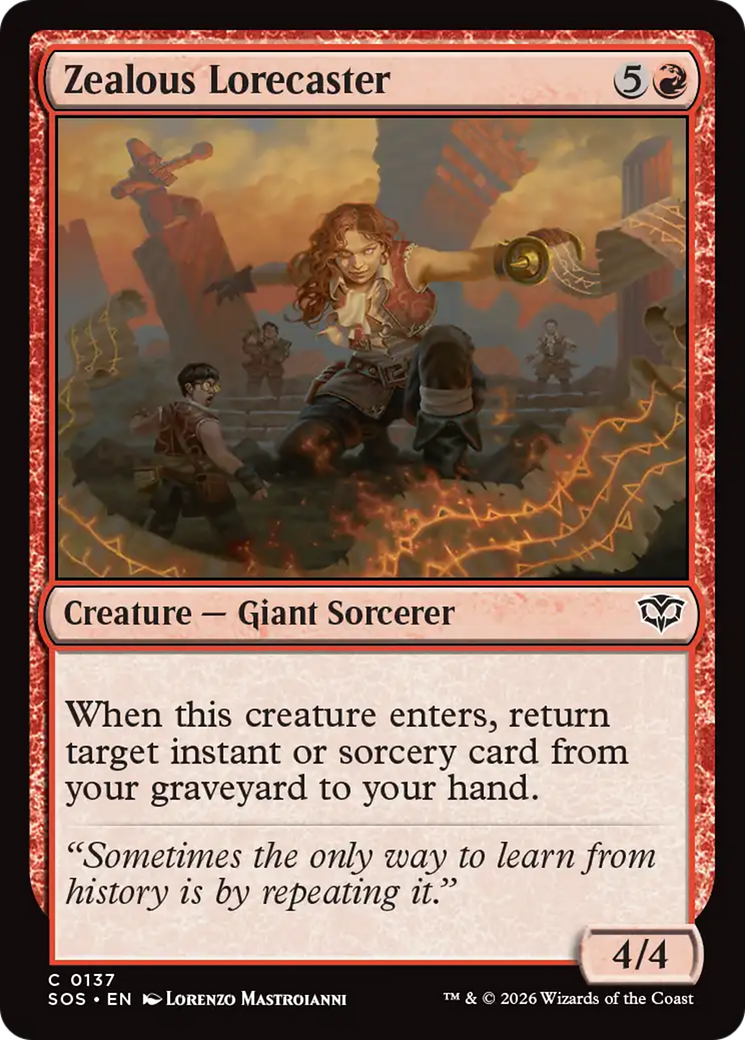 Zealous Lorecaster [Secrets of Strixhaven] | Cracking-Singles