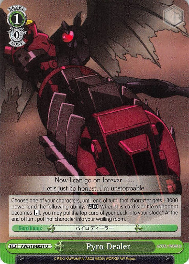 Pyro Dealer (AW/S18-E051 U) [Accel World] | Cracking-Singles
