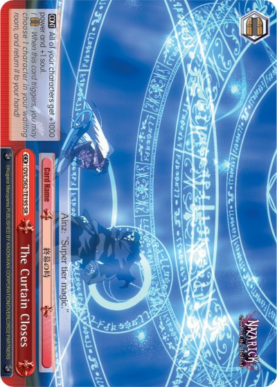The Curtain Closes (OVL/S62-TE19S SR) [Nazarick: Tomb of the Undead] | Cracking-Singles
