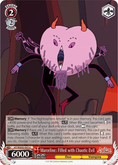 Marceline: Filled with Chaotic Evil (AT/WX02-053 U) [Adventure Time] | Cracking-Singles