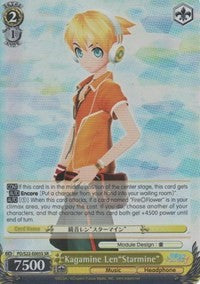 Kagamine Len"Starmine" (PD/S22-E005S SR) [Hatsune Miku -Project DIVA- f] | Cracking-Singles