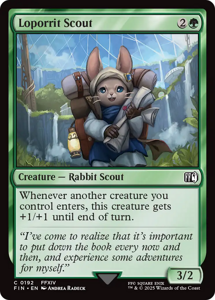 Loporrit Scout [FINAL FANTASY] | Cracking-Singles