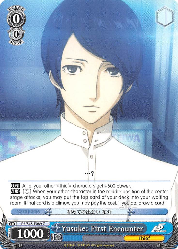 Yusuke: First Encounter (P5/S45-E089 C) [Persona 5] | Cracking-Singles
