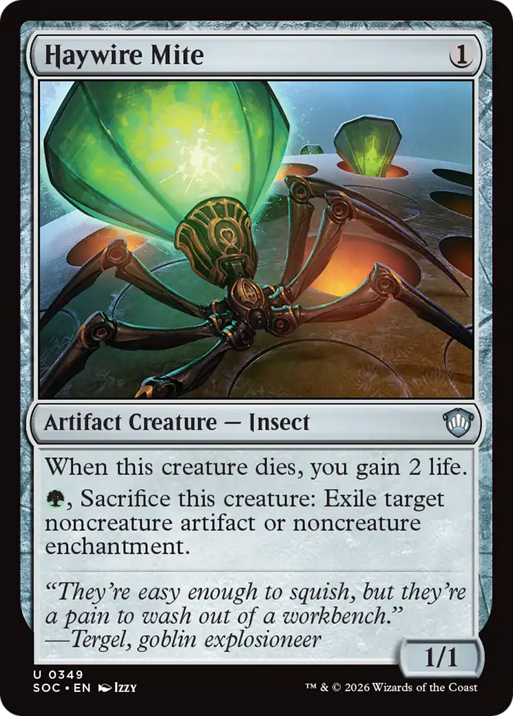 Haywire Mite [Secrets of Strixhaven Commander] | Cracking-Singles