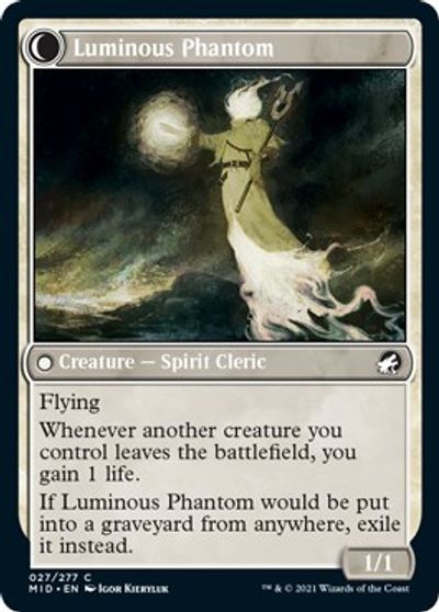 Lunarch Veteran // Luminous Phantom [Innistrad: Midnight Hunt] | Cracking-Singles