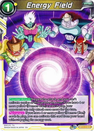 Energy Field (BT11-118) [Vermilion Bloodline 2nd Edition] | Cracking-Singles