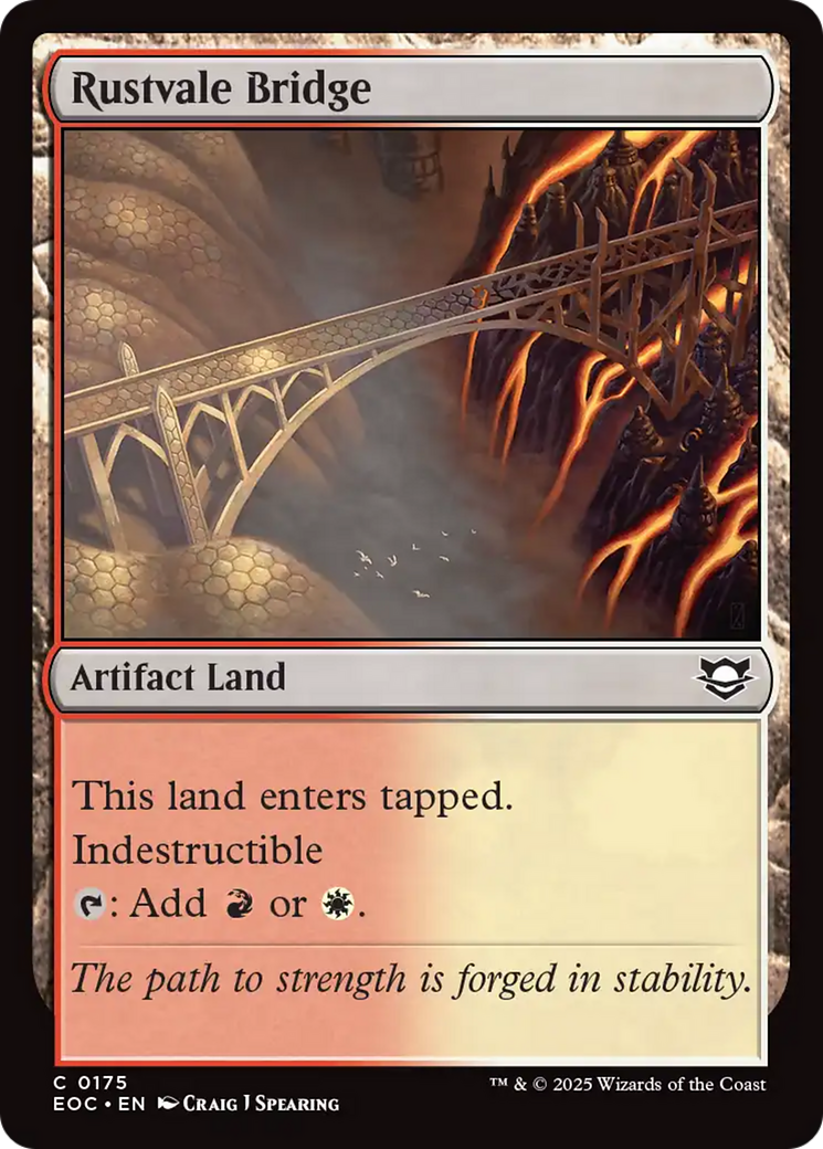 Rustvale Bridge [Edge of Eternities Commander] | Cracking-Singles
