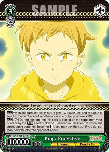 King: Protective (Foil) [The Seven Deadly Sins: Revival of The Commandments] | Cracking-Singles