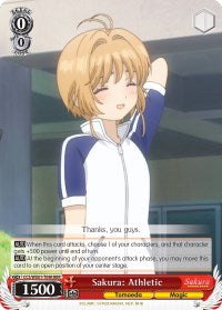 Sakura: Athletic (CCS/WX01-T09R RRR) [Cardcaptor Sakura: Clear Card] | Cracking-Singles