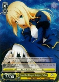Beautiful King of Knights, Saber (FZ/S17-E006 R) [Fate/Zero] | Cracking-Singles