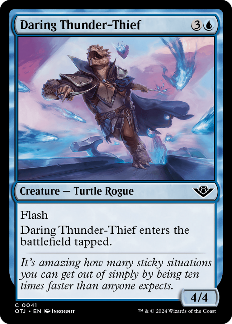 Daring Thunder-Thief [Outlaws of Thunder Junction] | Cracking-Singles