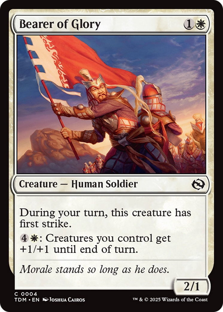 Bearer of Glory [Tarkir: Dragonstorm] | Cracking-Singles