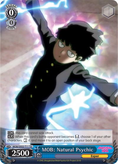 MOB: Natural Psychic (MOB/SX02-T11 TD) [Mob Psycho 100] | Cracking-Singles
