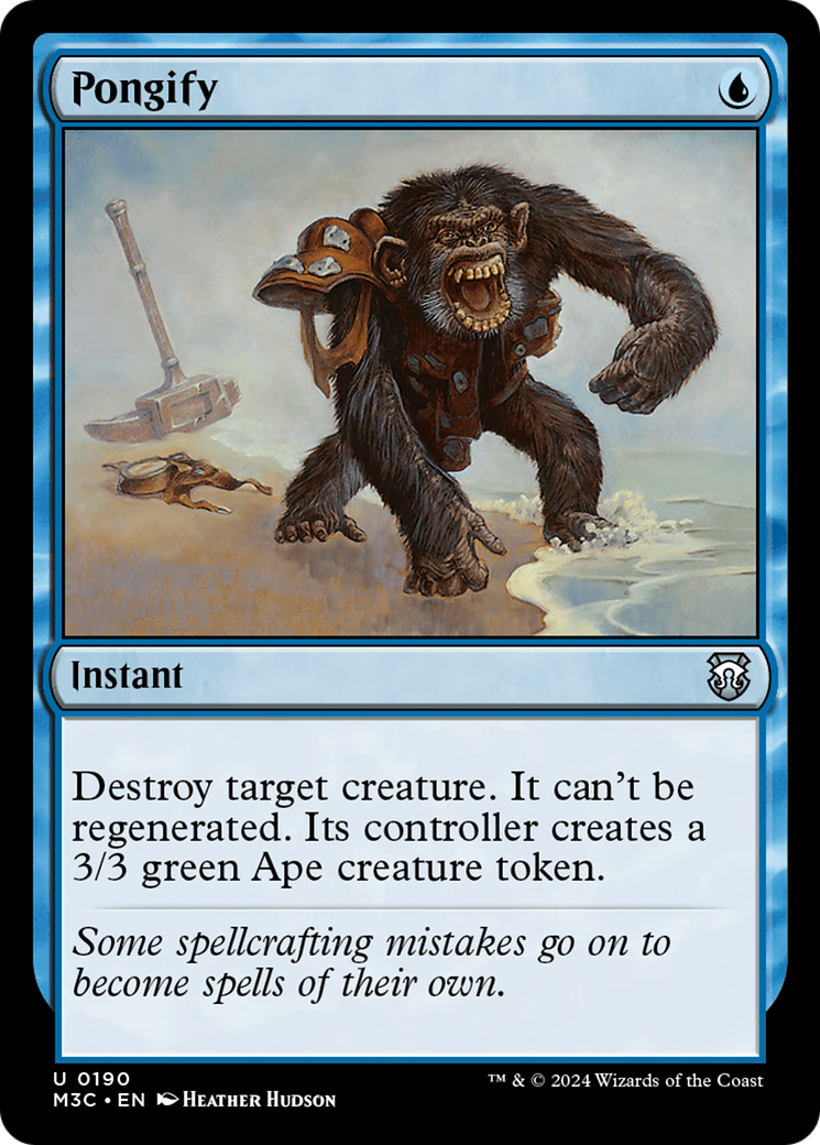 Pongify (Ripple Foil) [Modern Horizons 3 Commander] | Cracking-Singles