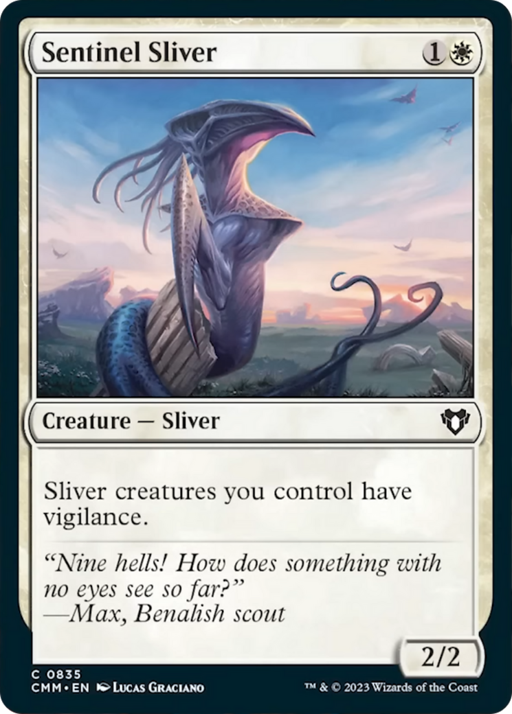 Sentinel Sliver [Commander Masters] | Cracking-Singles