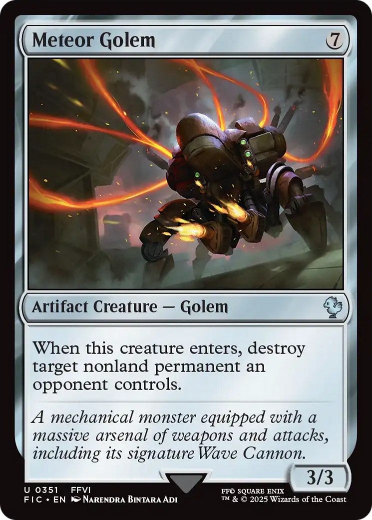 Meteor Golem [FINAL FANTASY Commander] | Cracking-Singles