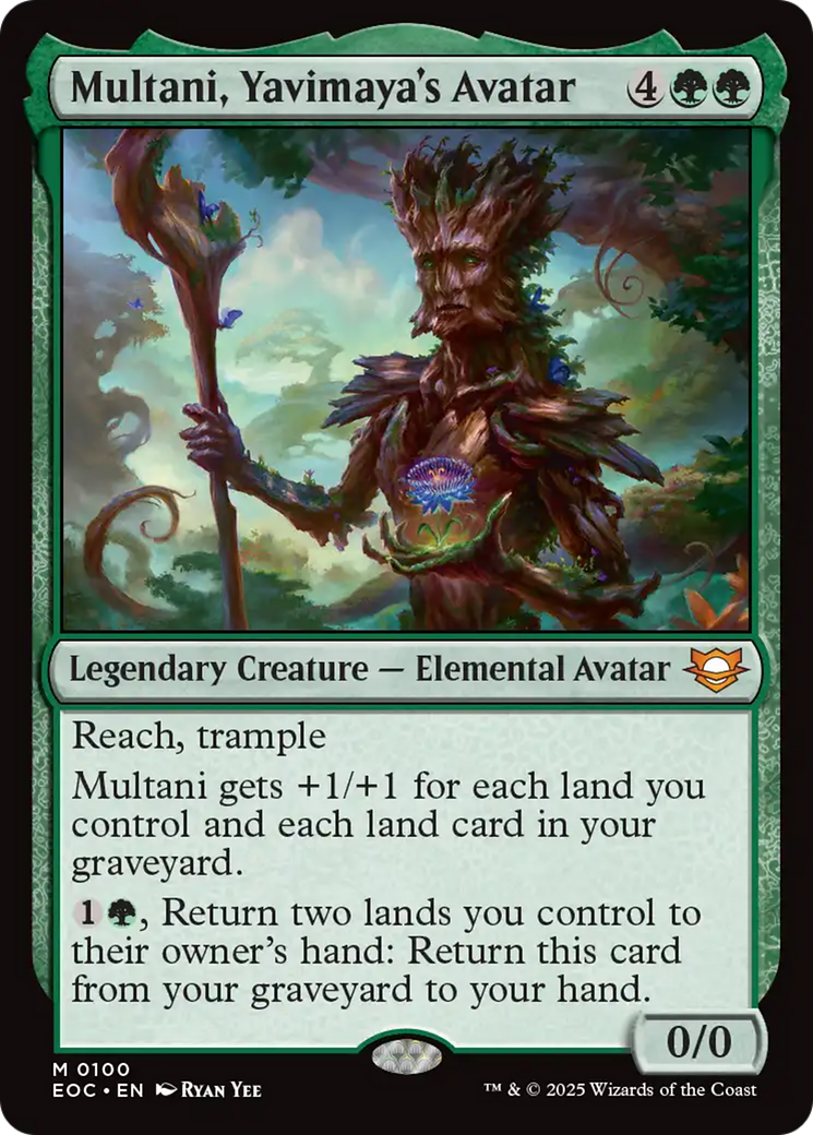 Multani, Yavimaya's Avatar [Edge of Eternities Commander] | Cracking-Singles