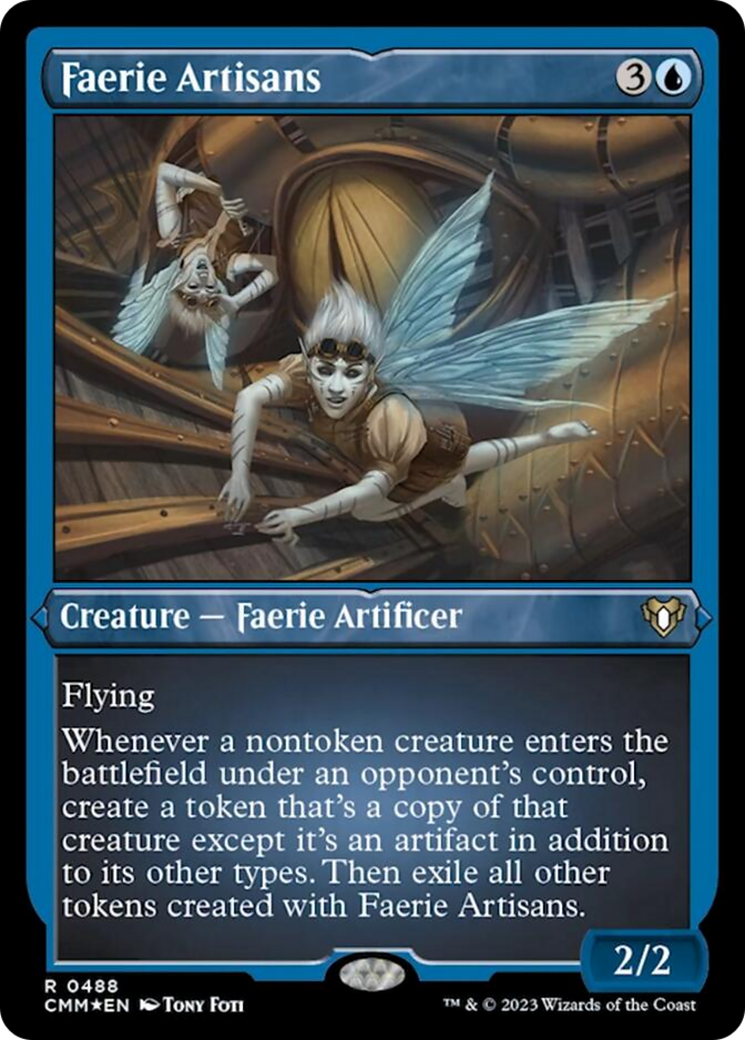 Faerie Artisans (Foil Etched) [Commander Masters] | Cracking-Singles