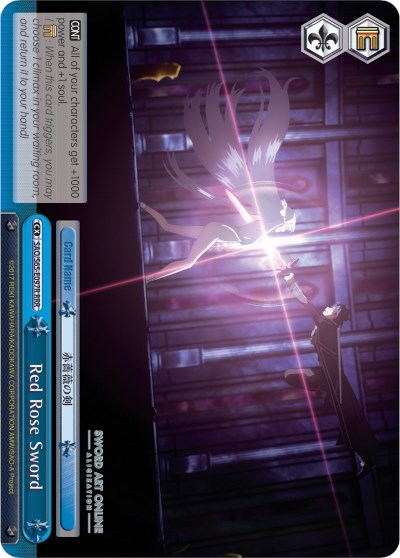 Red Rose Sword (SAO/S65-E097R RRR) [Sword Art Online -Alicization-] | Cracking-Singles
