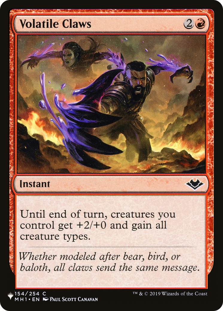 Volatile Claws [The List] | Cracking-Singles