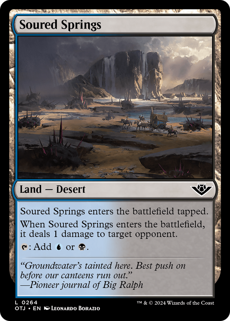 Soured Springs [Outlaws of Thunder Junction] | Cracking-Singles