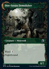 Burly Breaker // Dire-Strain Demolisher (Showcase Equinox) [Innistrad: Midnight Hunt] | Cracking-Singles