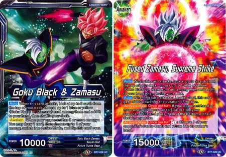 Goku Black & Zamasu // Fused Zamasu, Supreme Strike (BT7-026) [Assault of the Saiyans] | Cracking-Singles