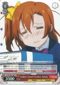 Student Council President, Honoka (LL/EN-W01-084 C) [Love Live! DX] | Cracking-Singles