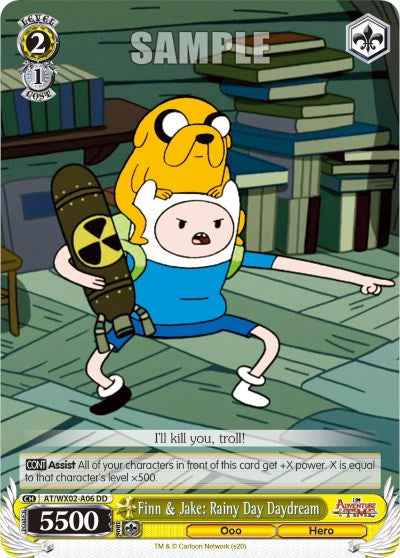Finn & Jake: Rainy Day Daydream (AT/WX02-A06) (Promo) [Adventure Time] | Cracking-Singles