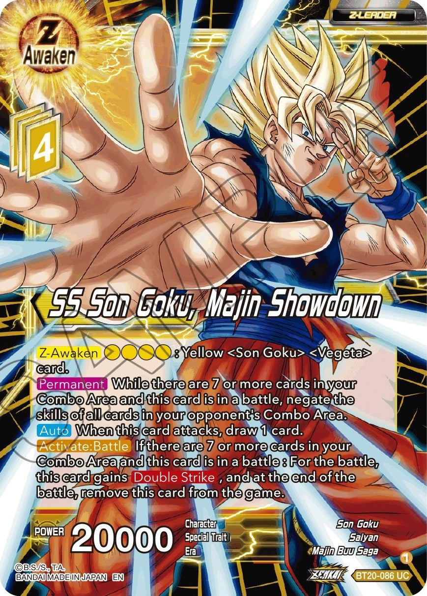 SS Son Goku, Majin Showdown (BT20-086) [Power Absorbed] | Cracking-Singles