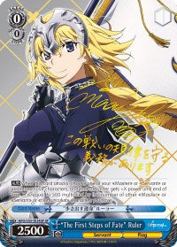 "The First Steps of Fate" Ruler (APO/S53-TE14SP SP) [Fate/Apocrypha] | Cracking-Singles