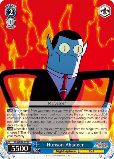 Hunson Abadeer (AT/WX02-079 R) [Adventure Time] | Cracking-Singles