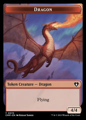 Soldier // Dragon (0021) Double-Sided Token [Commander Masters Tokens] | Cracking-Singles