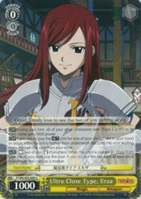 Ultra Close Type, Erza (FT/EN-S02-009 U) [Fairy Tail ver.E] | Cracking-Singles