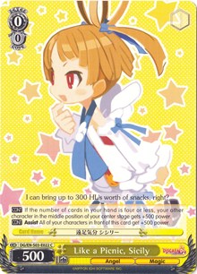 Like a Picnic, Sicily (DG/EN-S03-E022 C) [Disgaea] | Cracking-Singles