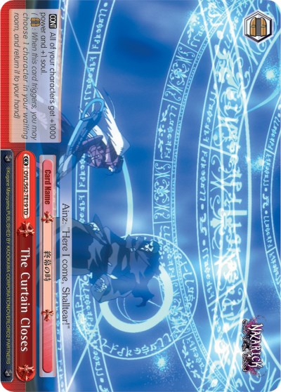 The Curtain Closes (OVL/S62-TE19 TD) [Nazarick: Tomb of the Undead] | Cracking-Singles