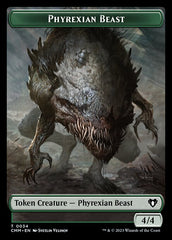 Thopter // Phyrexian Beast Double-Sided Token [Commander Masters Tokens] | Cracking-Singles