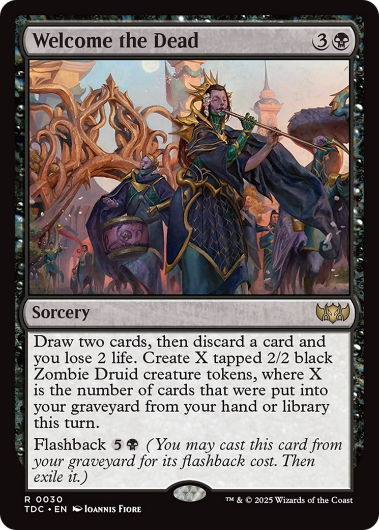 Welcome the Dead [Tarkir: Dragonstorm Commander] | Cracking-Singles