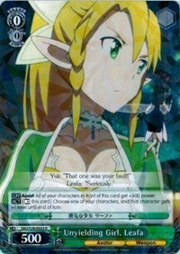 Unyielding Girl, Leafa (SAO/S26-E023 R) [Sword Art Online Vol.2] | Cracking-Singles