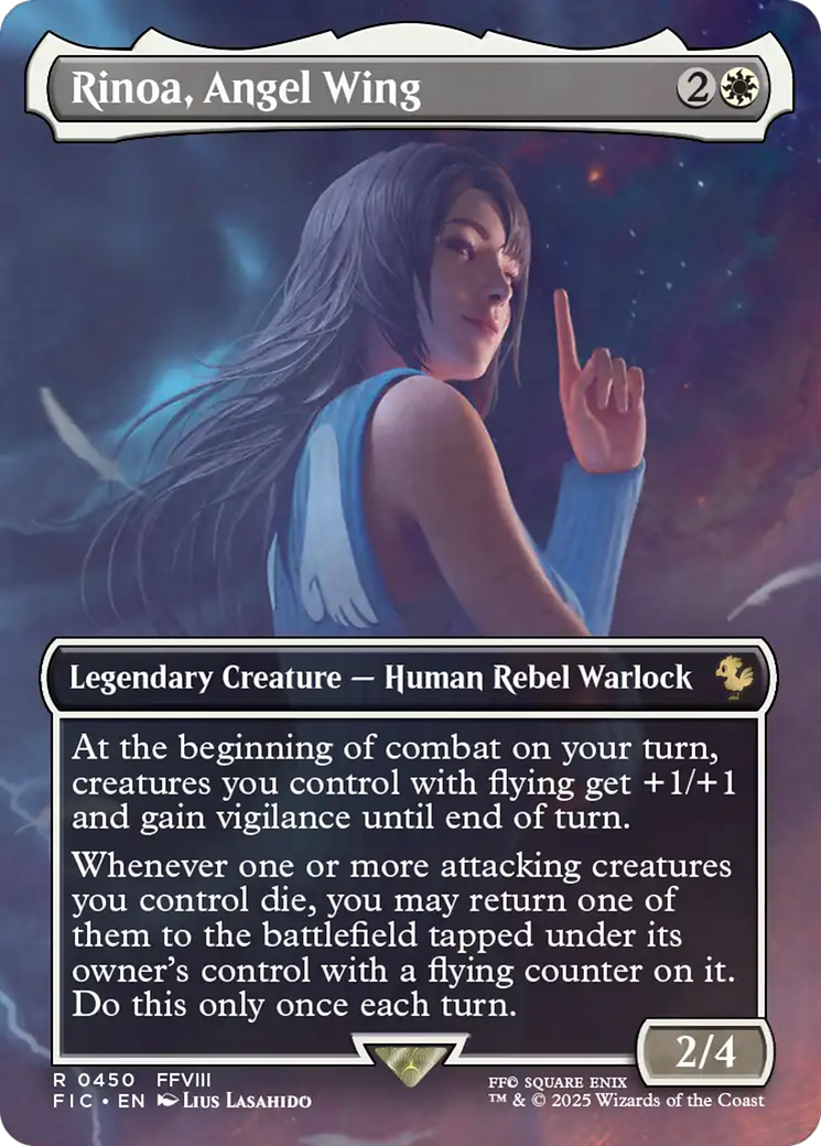 Rinoa, Angel Wing (Borderless) [FINAL FANTASY Commander] | Cracking-Singles